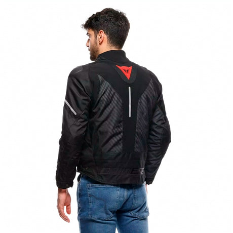 Dainese Super Sprint Jacket - Men Black/Red 46 - Driven Powersports