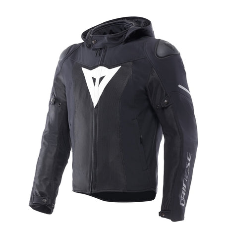Dainese Super Spring Air Tex Jacket - Men Black/White 56 - Driven Powersports
