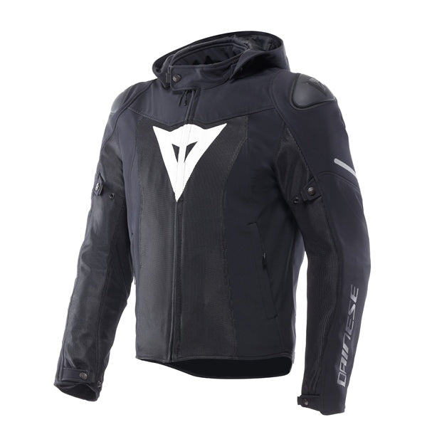 Dainese Super Sprint Air Text Jacket - Women Black/White 40 - Driven Powersports