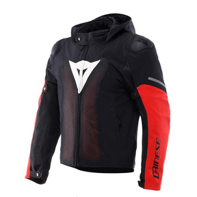 Dainese Super Spring Air Tex Jacket - Men Black/White/Red 44 - Driven Powersports