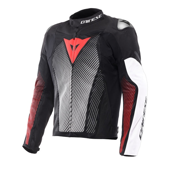 Dainese Ventar Air Tex Jacket - Men Black/White/Red 44 - Driven Powersports