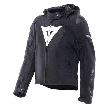 Dainese Super Sprint Air Text Jacket - Women Black/White 38 - Driven Powersports