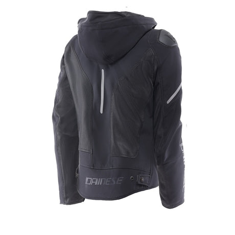 Dainese Super Sprint Air Text Jacket - Women Black/White 38 - Driven Powersports