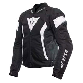 Dainese Avro 5 Tex Jacket - Men Black/White 56 - Driven Powersports