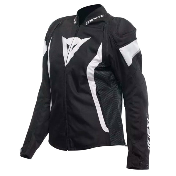 Dainese Avro 5 Tex Jacket - Women Black/White 40 - Driven Powersports