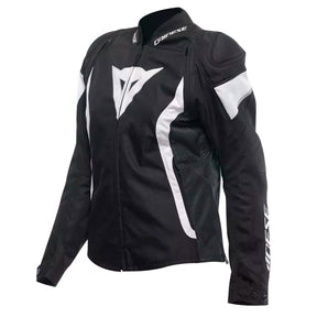 Dainese Avro 5 Tex Jacket - Women Black/White 48 - Driven Powersports