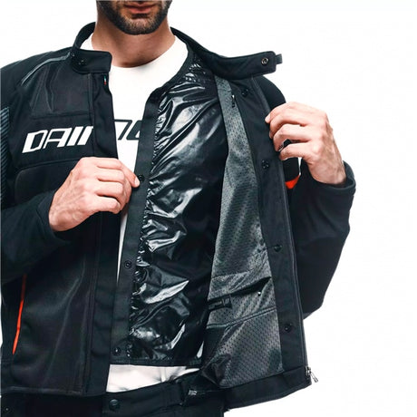 Dainese AIr Frame 3 Text Jacket - Men Red 46 - Driven Powersports
