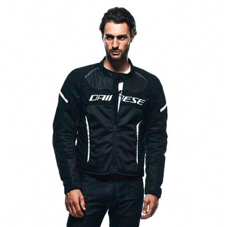 Dainese AIr Frame 3 Text Jacket - Men Black/White 46 - Driven Powersports