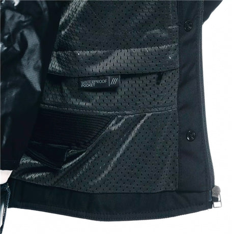Dainese AIr Frame 3 Text Jacket - Men Black/White 46 - Driven Powersports