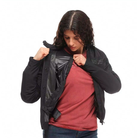 Dainese Air Frame 3 Text Jacket - Women Black 48 - Driven Powersports