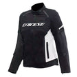Dainese Air Frame 3 Text Jacket - Women Black/White 40 - Driven Powersports