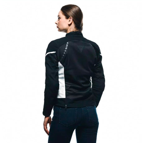 Dainese Air Frame 3 Text Jacket - Women Black/White 40 - Driven Powersports