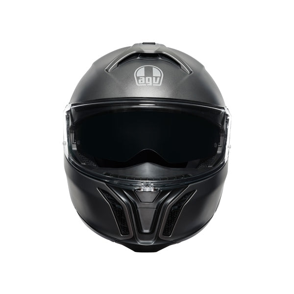 AGV HELM T-MODULAR SOLID LUNA Matte Gray 2XL - Driven Powersports