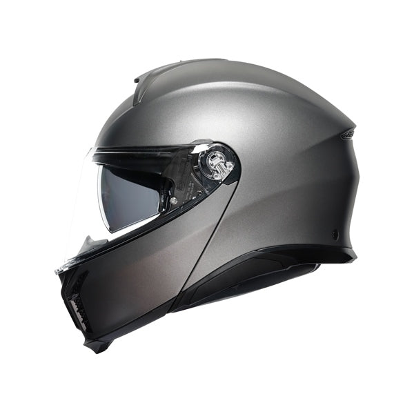 AGV HELM T-MODULAR SOLID LUNA Matte Gray 2XL - Driven Powersports