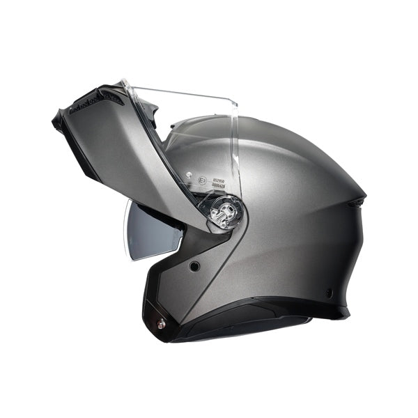 AGV HELM T-MODULAR SOLID LUNA Matte Gray 2XL - Driven Powersports