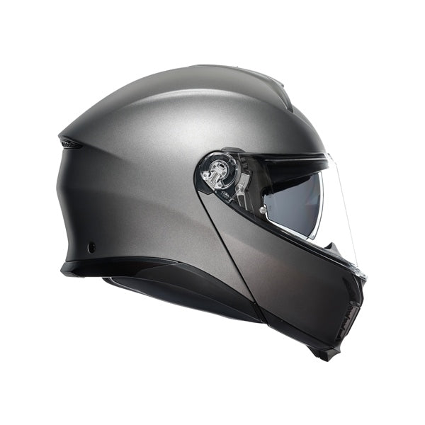 AGV HELM T-MODULAR SOLID LUNA Matte Gray 2XL - Driven Powersports