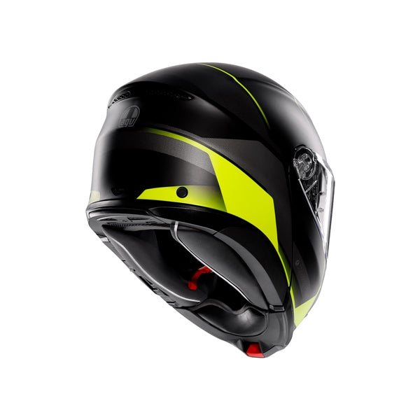 AGV HELM T-MODULAR PERCEP MAT BK/FLUO Yellow 2XL - Driven Powersports