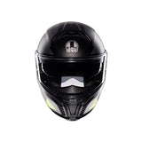 AGV HELM T-MODULAR PERCEP MAT BK/FLUO Yellow 2XL - Driven Powersports