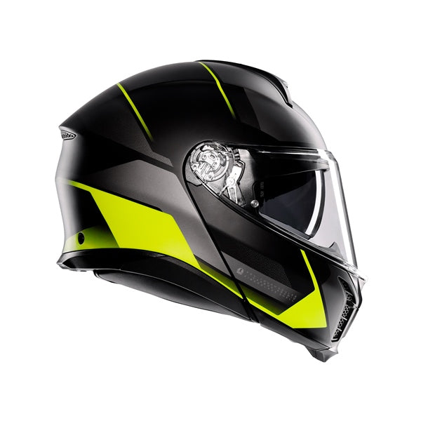 AGV HELM T-MODULAR PERCEP MAT BK/FLUO Yellow 2XL - Driven Powersports