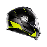 AGV HELM T-MODULAR PERCEP MAT BK/FLUO Yellow 2XL - Driven Powersports