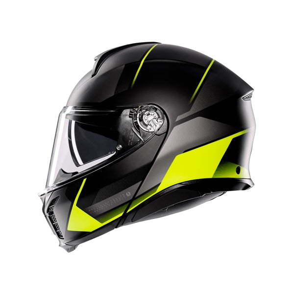 AGV HELM T-MODULAR PERCEP MAT BK/FLUO Yellow 2XL - Driven Powersports