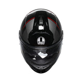 AGV HELM T-MODULAR PERCEP Black/Red 2XL - Driven Powersports