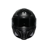 AGV HELM T-MODULAR PERCEP Matte Black/Silver 2XL - Driven Powersports