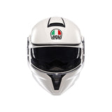 AGV HELM S-MODULAR MONO MAT MATERIA White 2XL - Driven Powersports