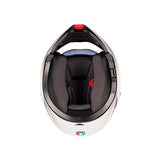 AGV HELM S-MODULAR MONO MAT MATERIA White 2XL - Driven Powersports