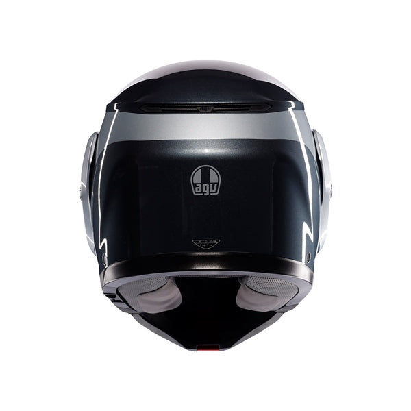 AGV HELM S-MODULAR LEVICO Gray/Silver 2XL - Driven Powersports