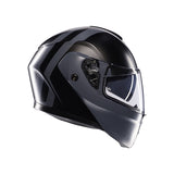 AGV HELM S-MODULAR RESIA Matte Black/Gray 2XL - Driven Powersports