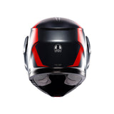 AGV HELM S-MODULAR RESIA Matte Gray/Silver/Red 2XL - Driven Powersports