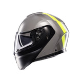 AGV HELM S-MODULAR RESIA MAT GY/BK/FL Yellow 2XL - Driven Powersports