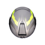 AGV HELM S-MODULAR RESIA MAT GY/BK/FL Yellow 2XL - Driven Powersports