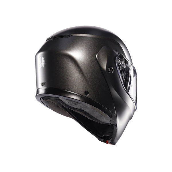 AGV HELM S-MODULAR MONO MAT ASFALTO Gray 2XL - Driven Powersports