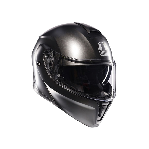 AGV HELM S-MODULAR MONO MAT ASFALTO Gray 2XL - Driven Powersports