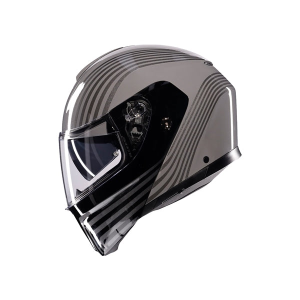 AGV HELM S-MODULAR ISEO Gray/Black 2XL - Driven Powersports