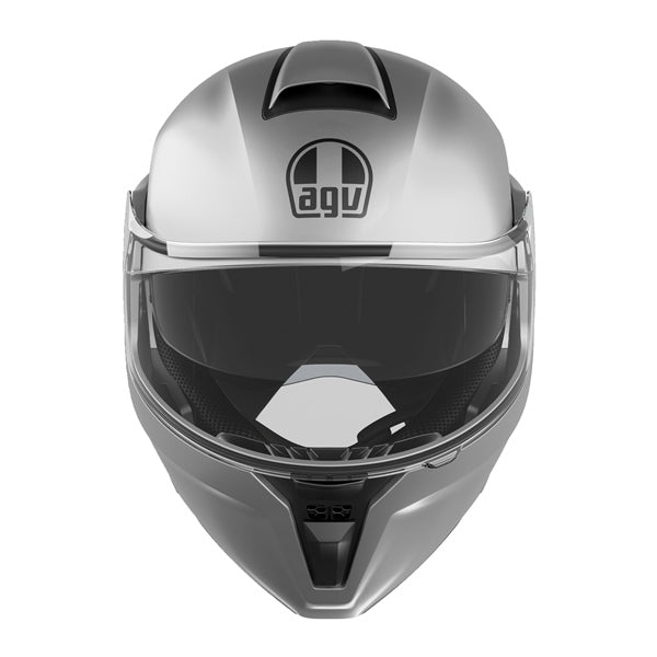 AGV HELM S-MODULAR MONO Matte Silver 2XL - Driven Powersports