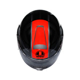 AGV HELM S-MODULAR LEDRO Black/Red 2XL - Driven Powersports