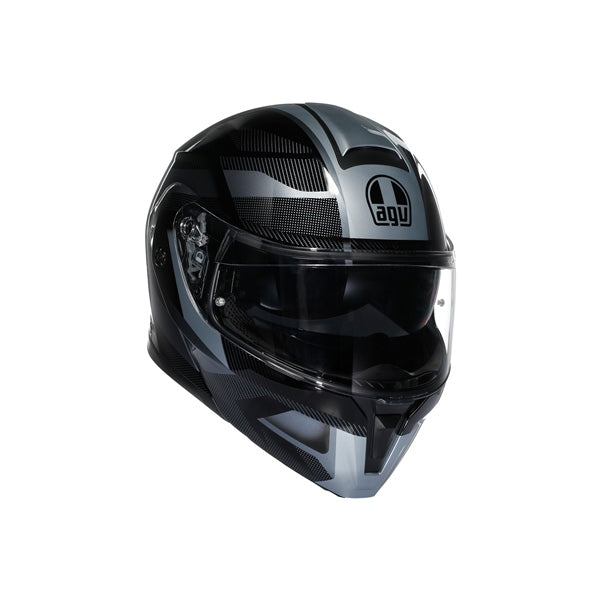 AGV HELM S-MODULAR LEDRO Matte Black/Gray 2XL - Driven Powersports