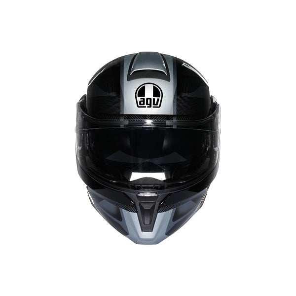 AGV HELM S-MODULAR LEDRO Matte Black/Gray 2XL - Driven Powersports
