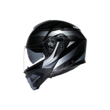 AGV HELM S-MODULAR LEDRO Matte Black/Gray 2XL - Driven Powersports