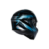 AGV HELM S-MODULAR LEDRO MAT BK/POWDE Blue 2XL - Driven Powersports