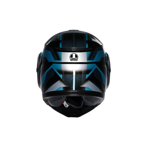 AGV HELM S-MODULAR LEDRO MAT BK/POWDE Blue 2XL - Driven Powersports