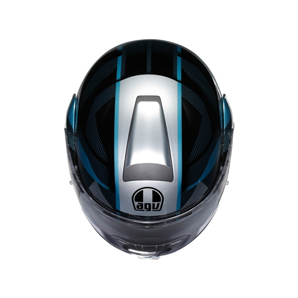 AGV HELM S-MODULAR LEDRO MAT BK/POWDE Blue 2XL - Driven Powersports