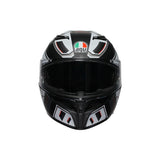 AGV HELM K3 RIVIA Matte Black/White 2XL - Driven Powersports