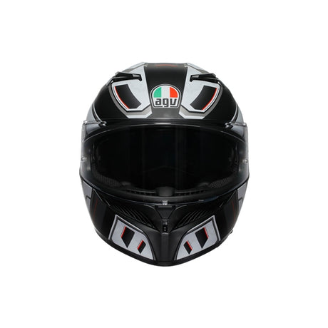 AGV HELM K3 RIVIA Matte Black/White 2XL - Driven Powersports