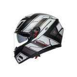 AGV HELM K3 RIVIA Matte Black/White 2XL - Driven Powersports