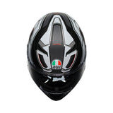 AGV HELM K3 RIVIA Matte Black/White 2XL - Driven Powersports