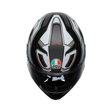 AGV HELM K3 RIVIA Matte Black/White 2XL - Driven Powersports